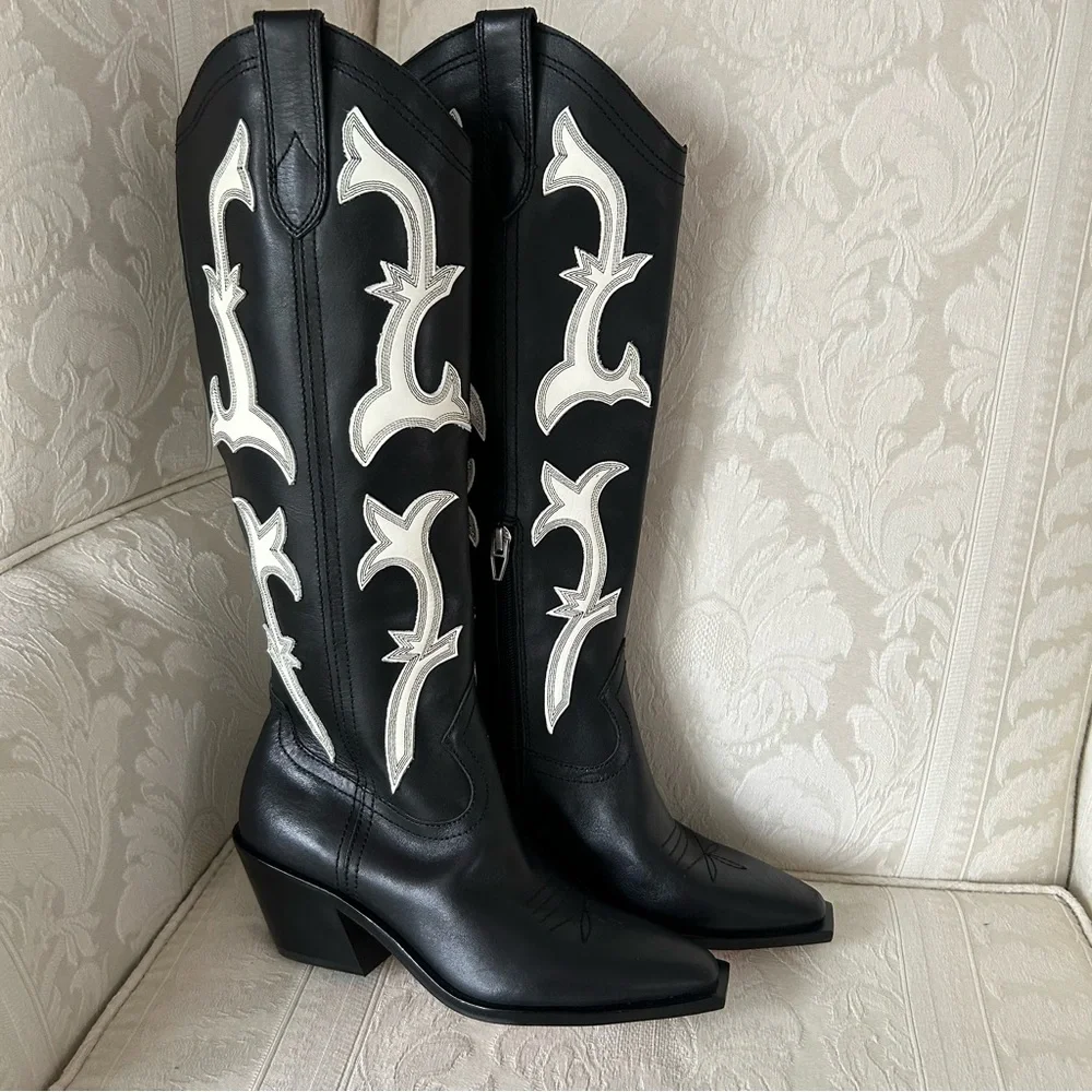 Dolce vita Samare western cowboy tall boots size 5.5